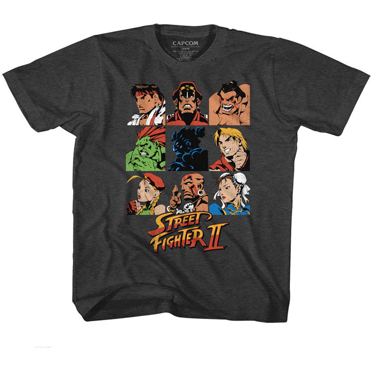 Street Fighter Sf2shdrcast Kids Childrens T-shirt Front
