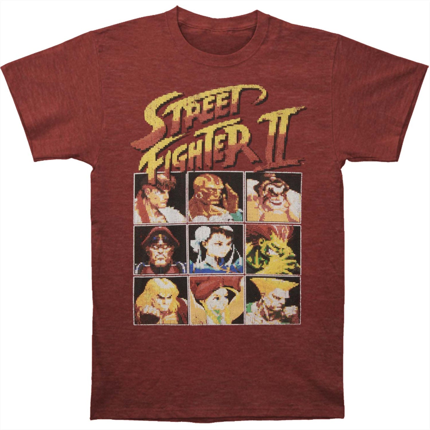 Street Fighter 8bit T-shirt Front