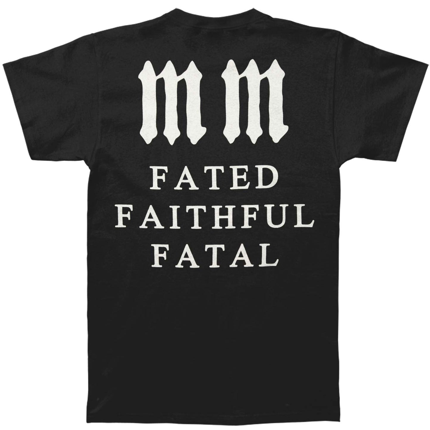 Marilyn Manson Fated Skull T-shirt Back