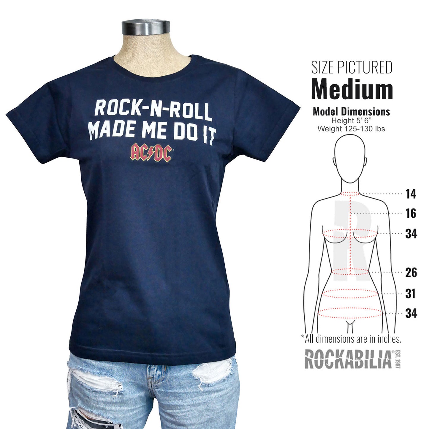 AC/DC My Fault Junior Top Alt 3