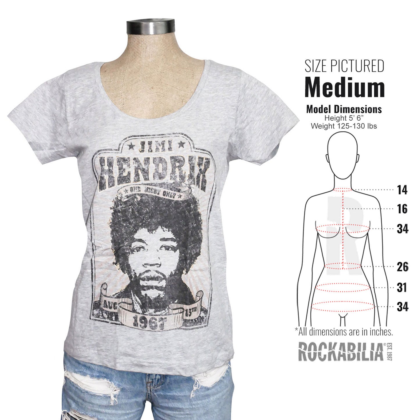 Jimi Hendrix The Hendrix Junior Top Alt 3