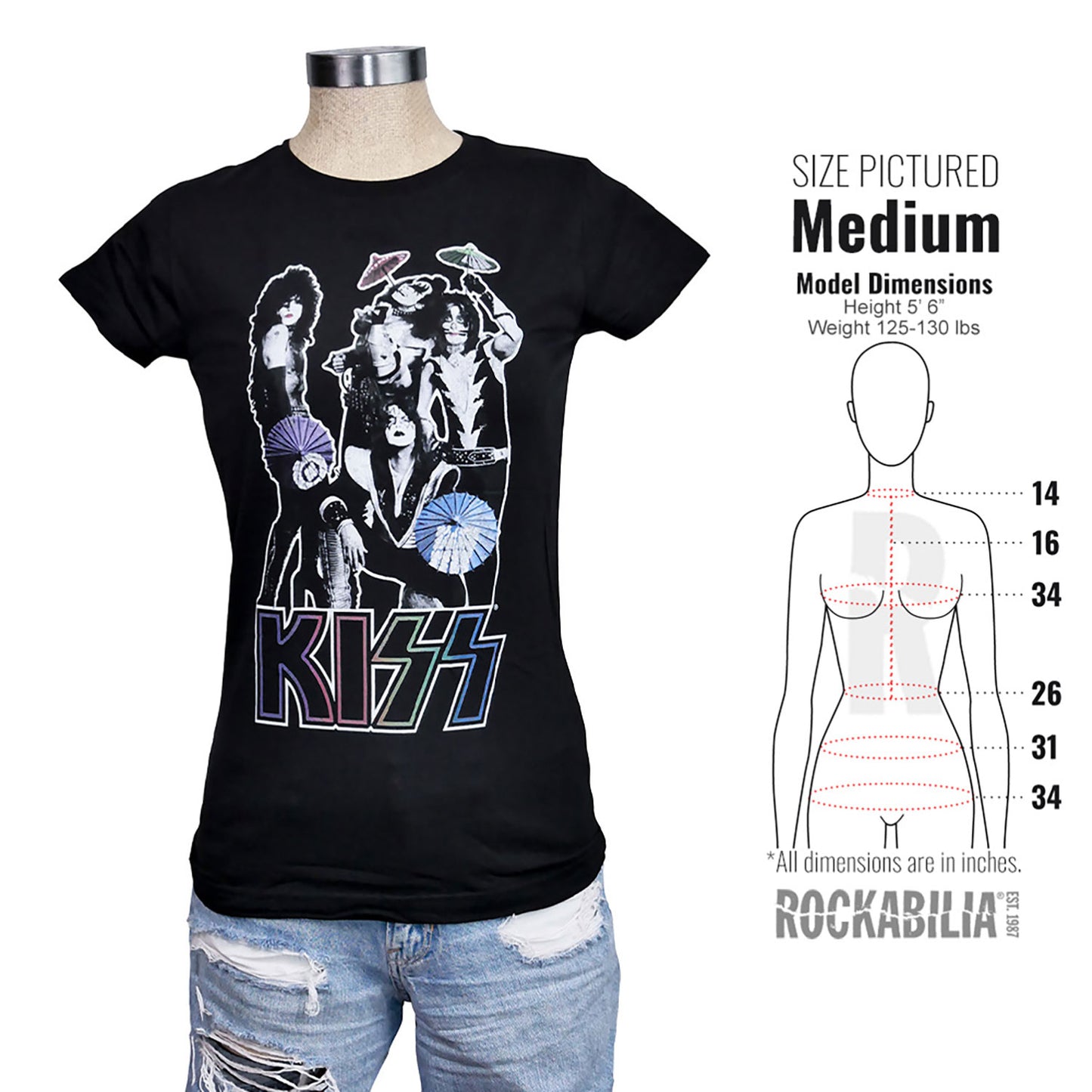 KISS Colored Umbrellas Junior Top Alt 3