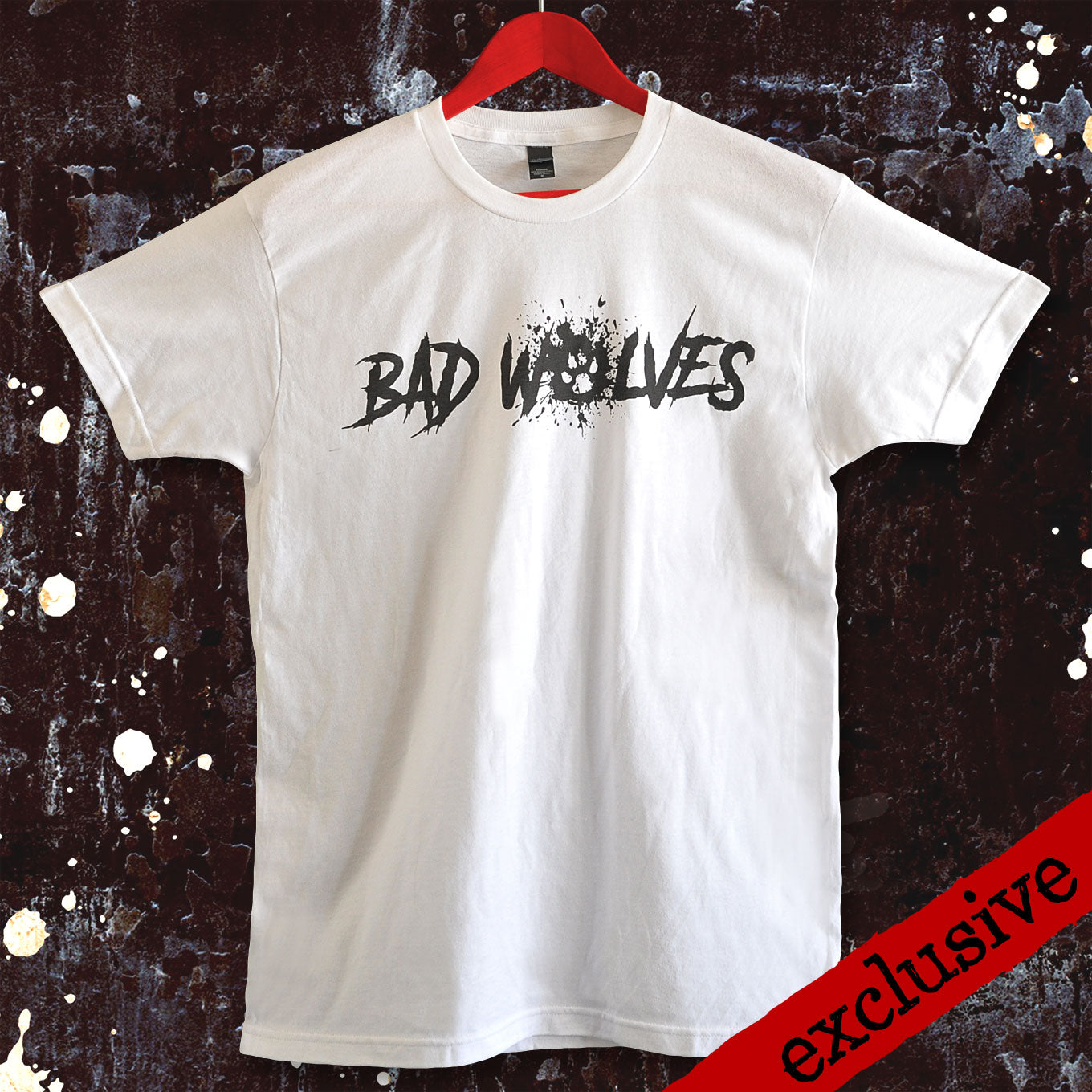 Bad Wolves Paw Logo Slim Fit T-shirt Back
