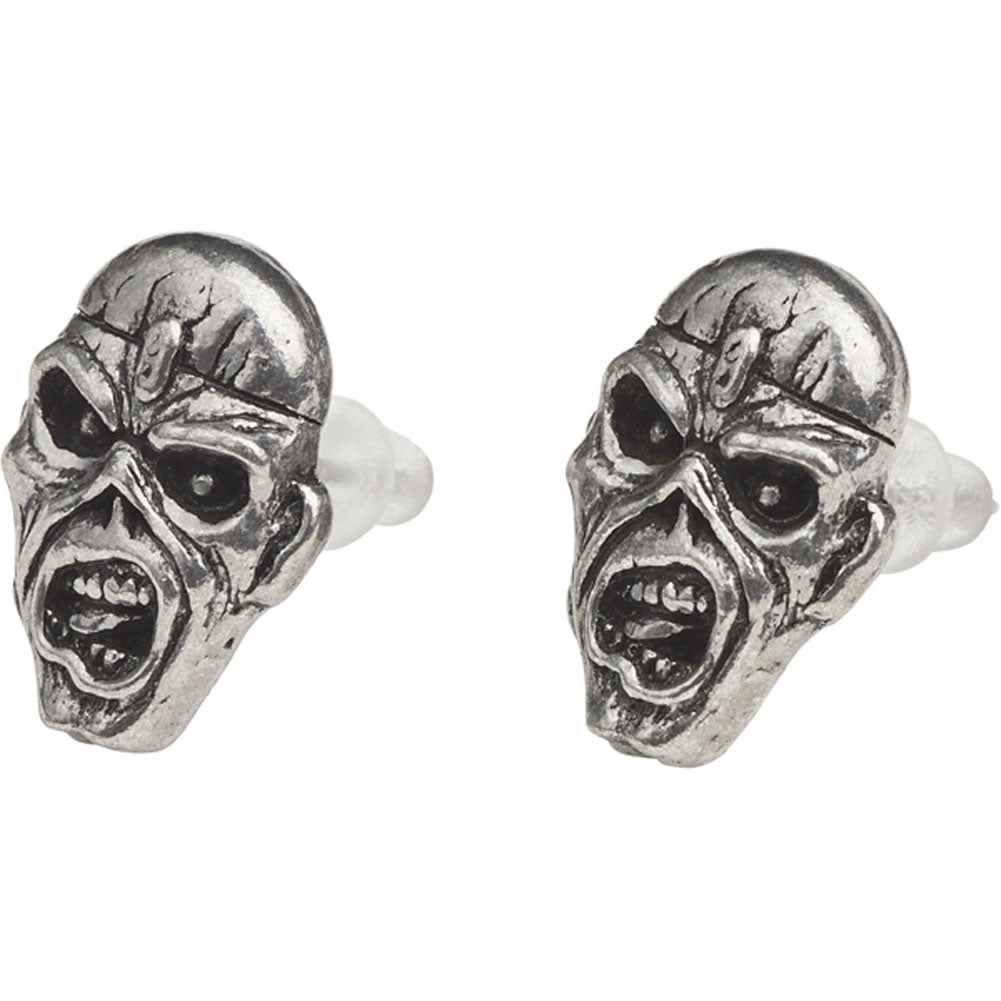 Iron Maiden Piece of Mind Studs Earrings Back