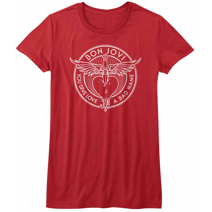 Bon Jovi Bad Name Junior Top Front