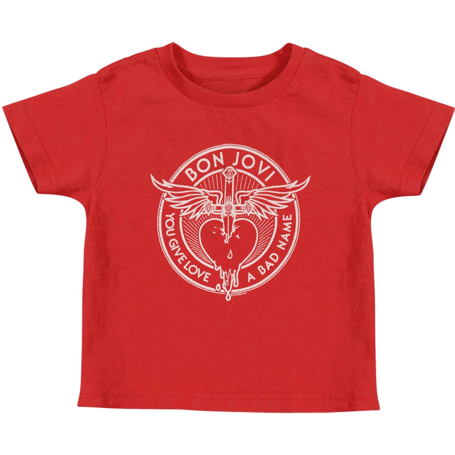 Bon Jovi Bad Name Kids Childrens T-shirt Front