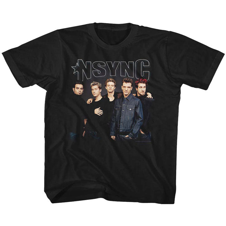 Nsync Stark Group Shot Kids Childrens T-shirt Front