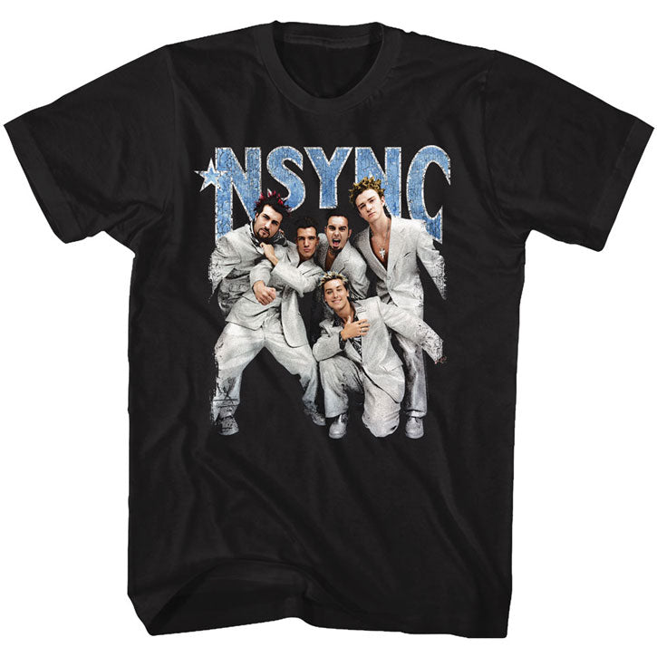 Nsync Strike A Pose T-shirt Front