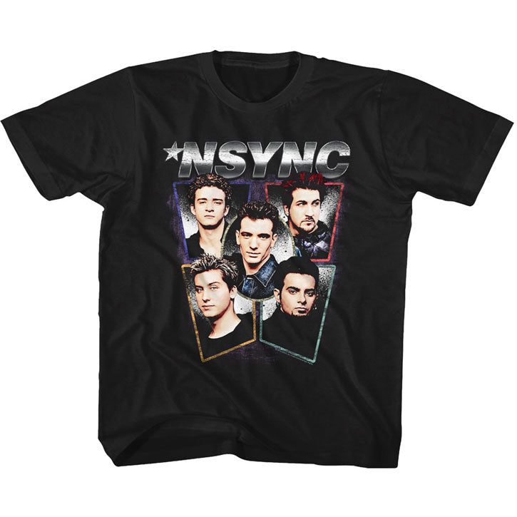 Nsync Heads Youth T-shirt Front
