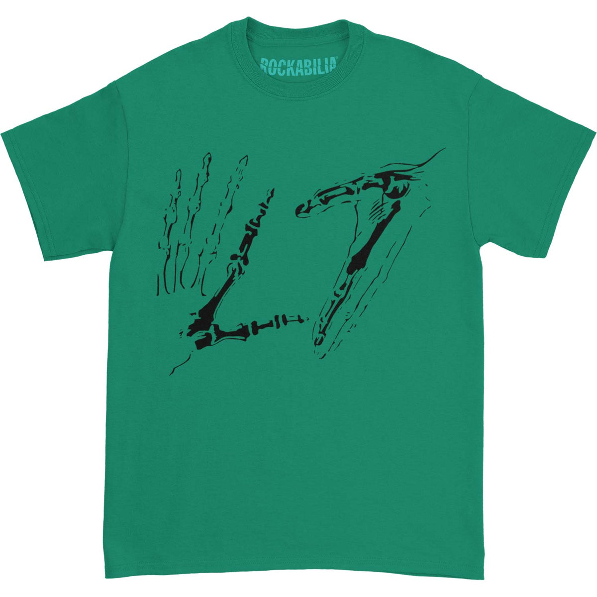 L7 Hands Green Tee T-shirt Front