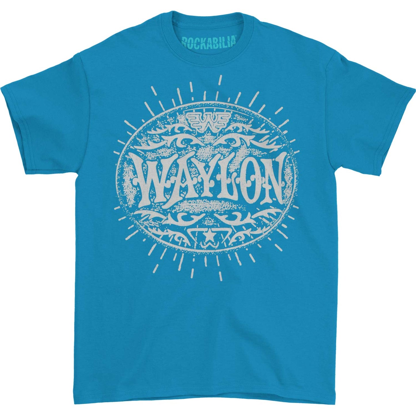 Waylon Jennings Buckle Logo Tee T-shirt Front