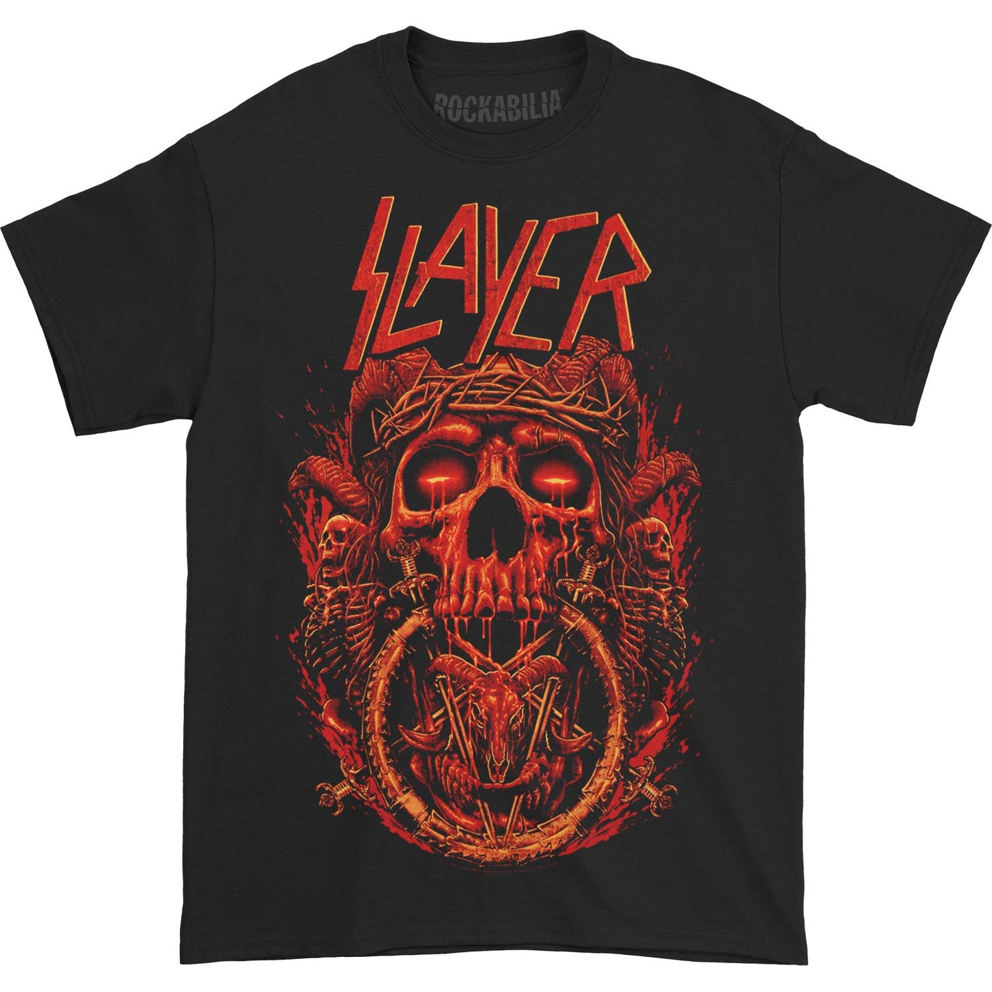 Slayer Crown Of Thorns T-shirt Front
