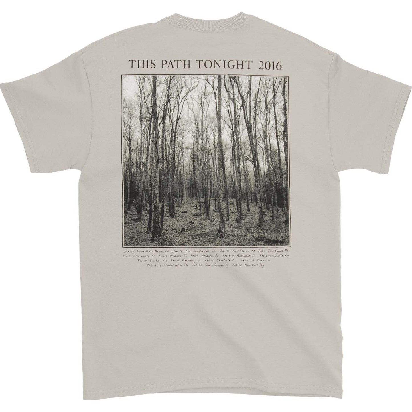Graham Nash This Path 2016 Tour T-shirt Back