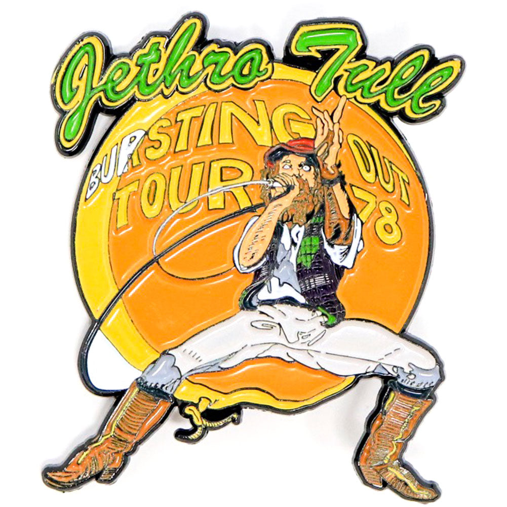 Jethro Tull Bursting Out Enamel Pin Pewter Pin Badge