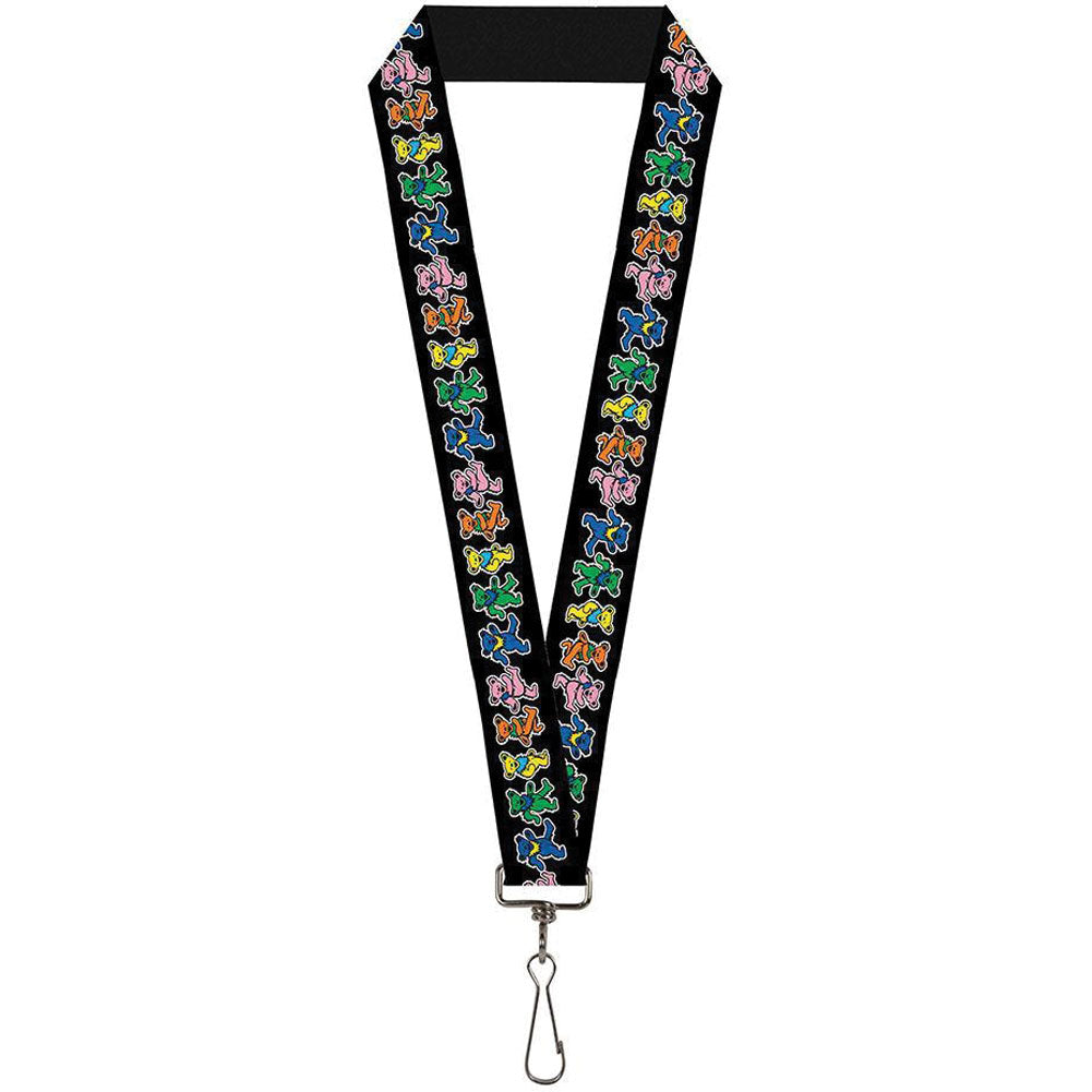 Grateful Dead Dancing Bears Lanyard Front