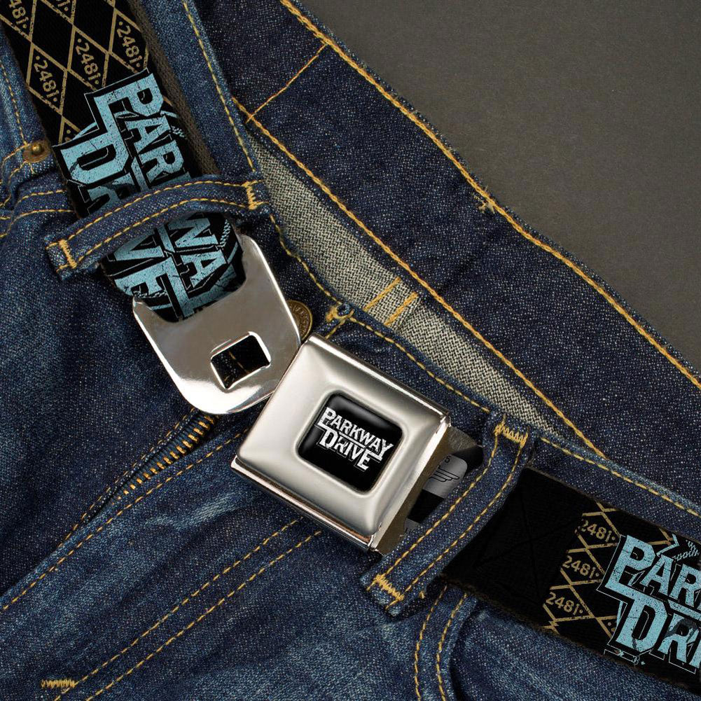 Parkway Drive Old Ghost No Regrets Seatbelt Buckle Belt Back