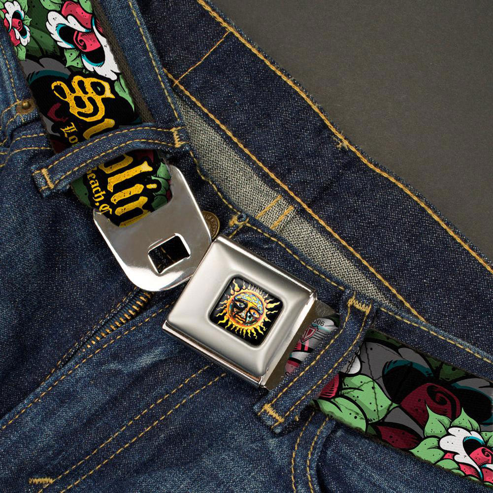Sublime 40 Ounces To Freedom Seatbelt Buckle Belt Back