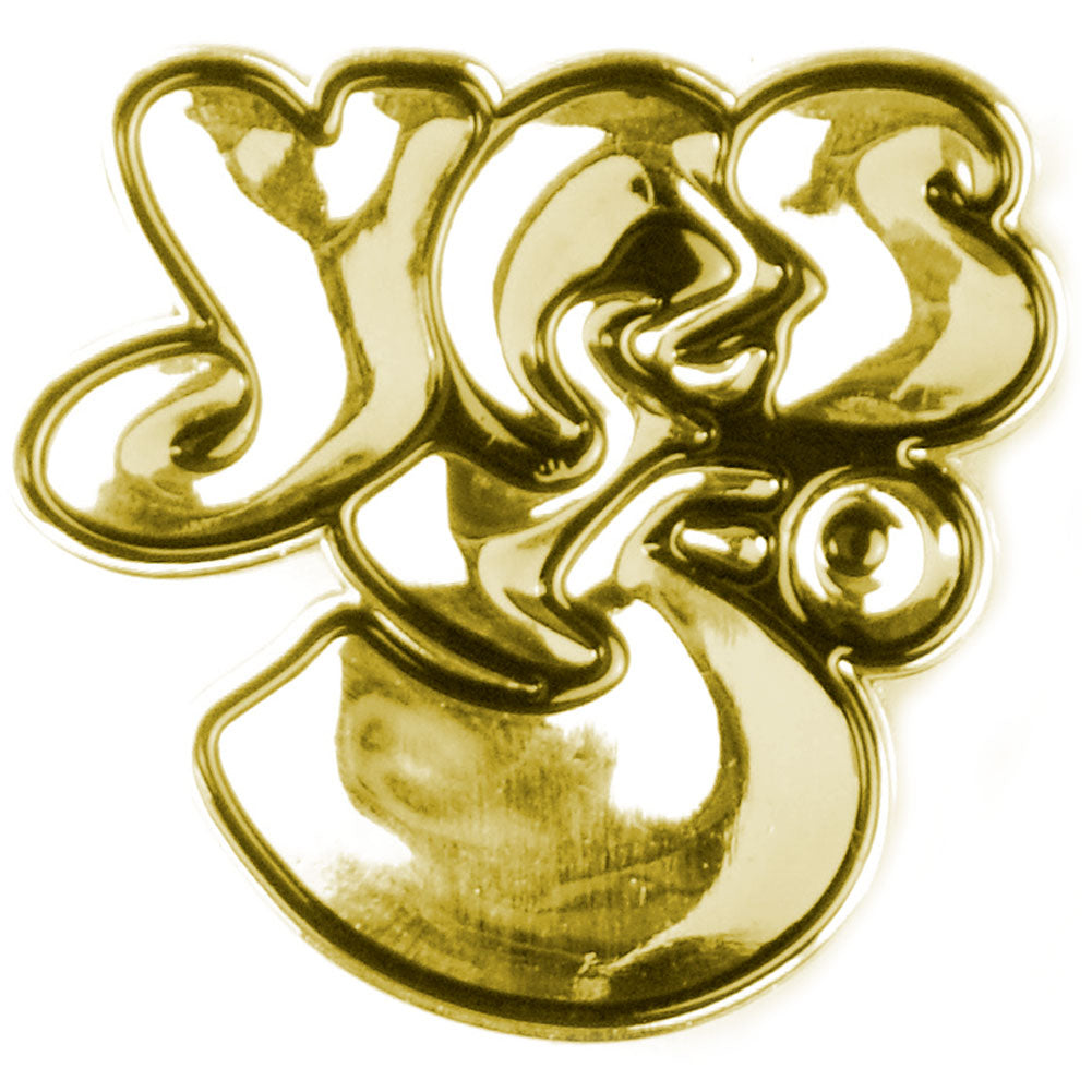 Yes '50th Anniversary' Enamel Pin Pewter Pin Badge