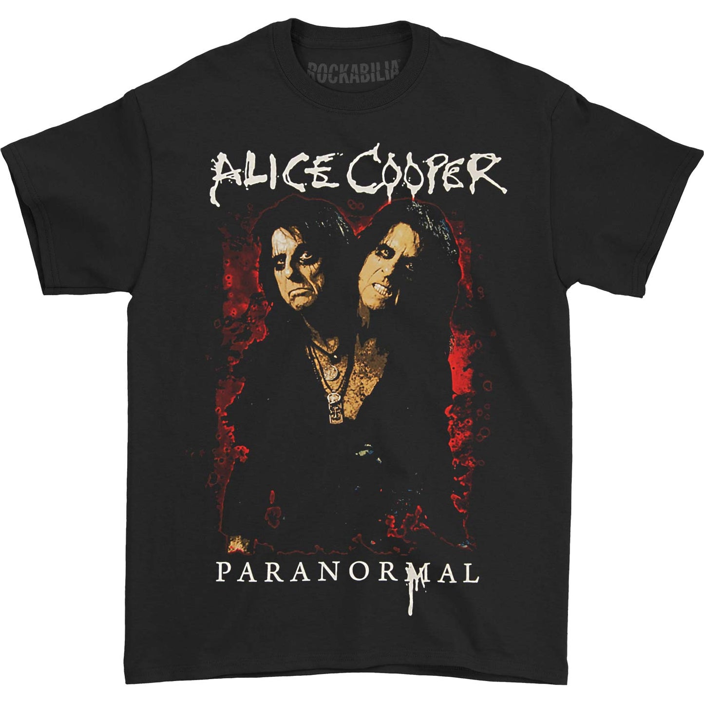 Alice Cooper Paranormal Splatter T-shirt Front