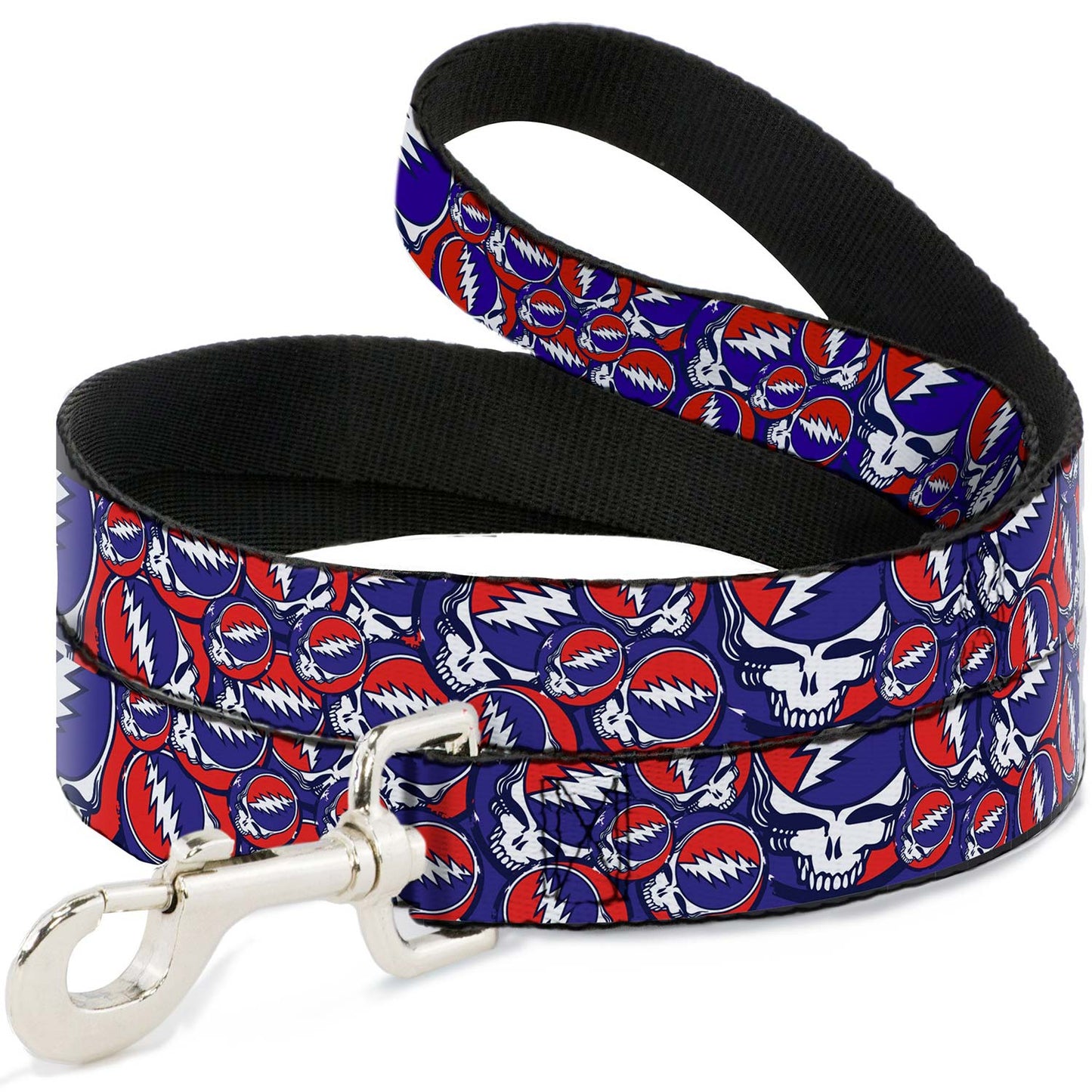 Grateful Dead 4 Foot Stacked SYF (1 1/2 Inch Wide) Pet Wear Front