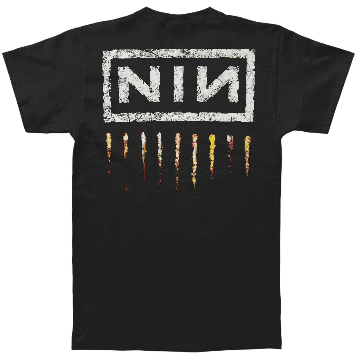 Nine Inch Nails Downward Spiral Slim Fit T-shirt Back
