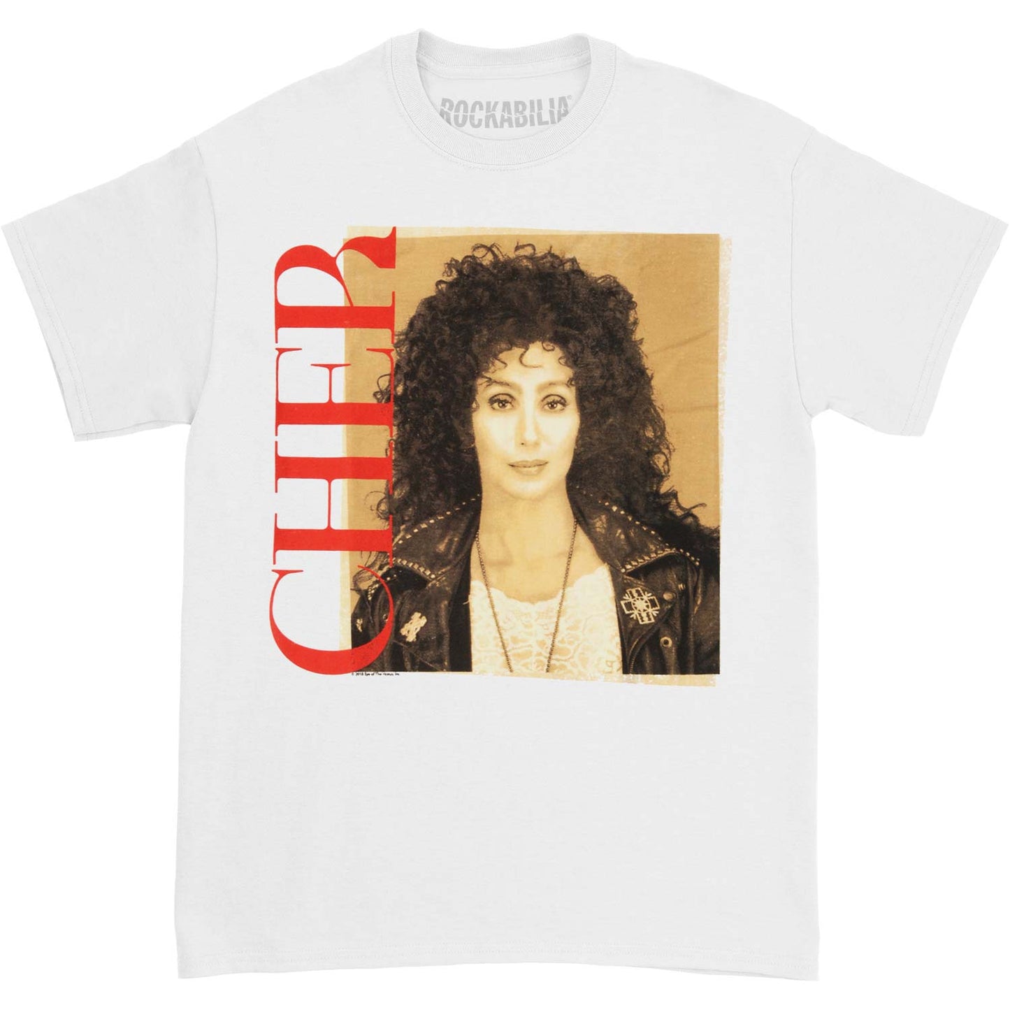 Cher Square Photo Vintage T-shirt Front