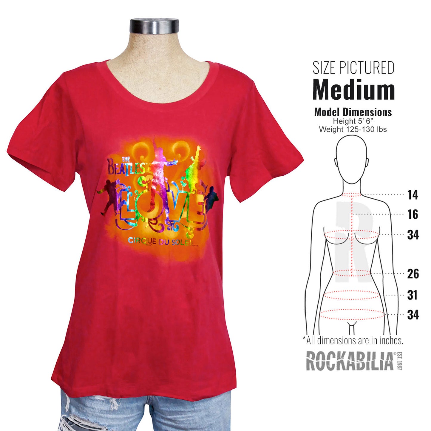 Beatles Du Soleil Tee Junior Top Alt 3
