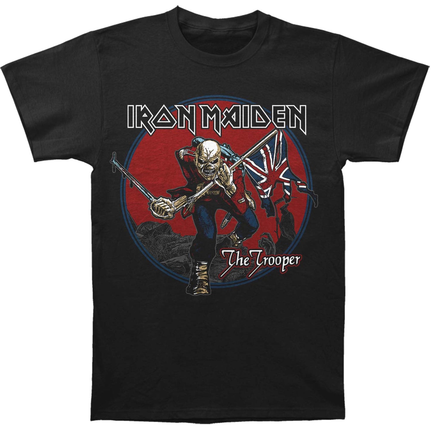 Iron Maiden Trooper Red Sky T-shirt Front