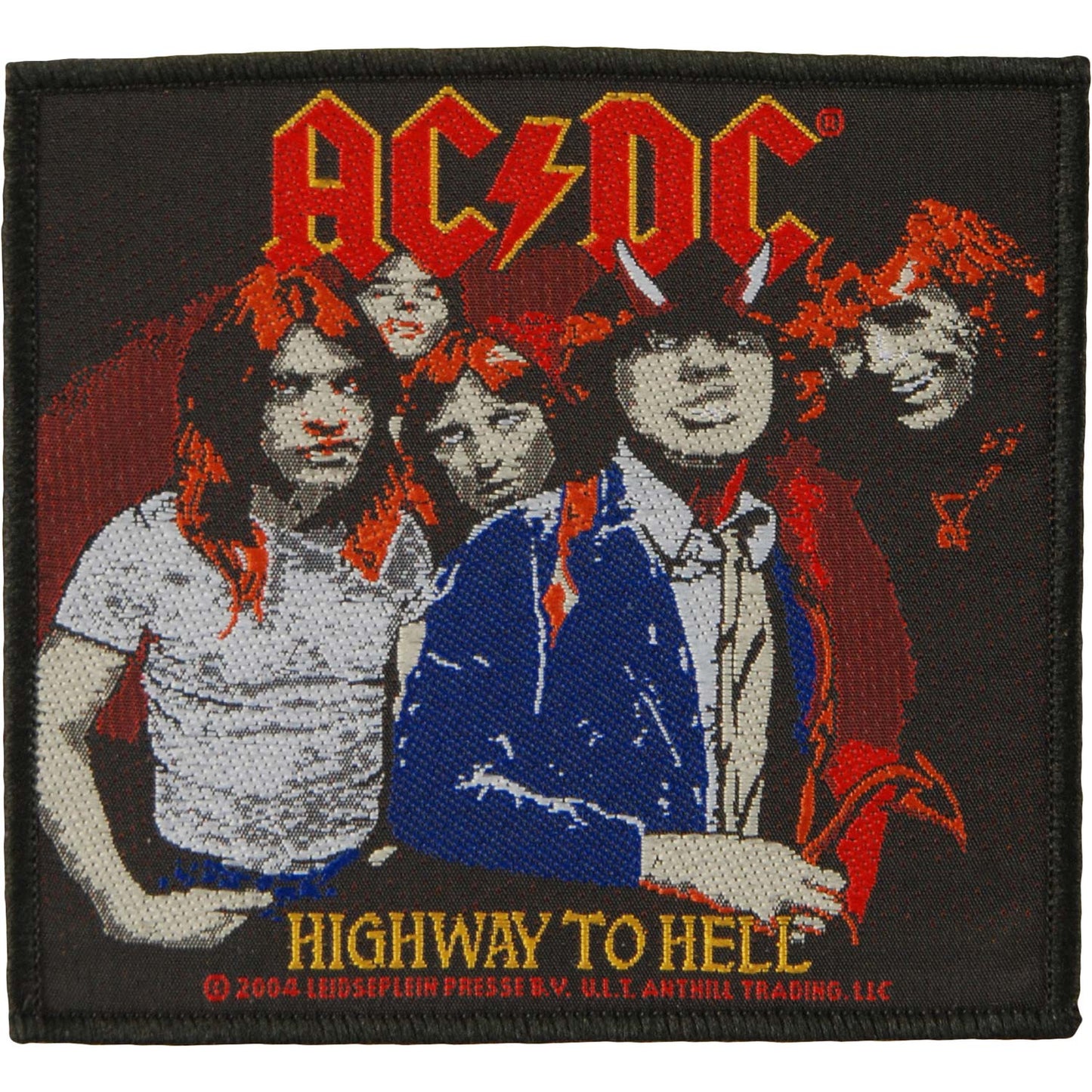 AC/DC Highway To Hell Woven Patch Front