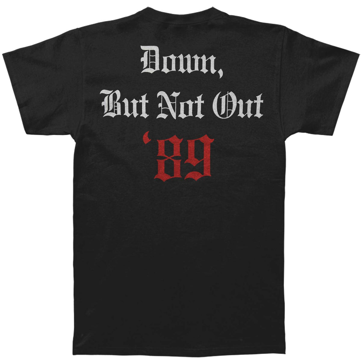 Cro-Mags Down, But Not Out Slim Fit T-shirt Back