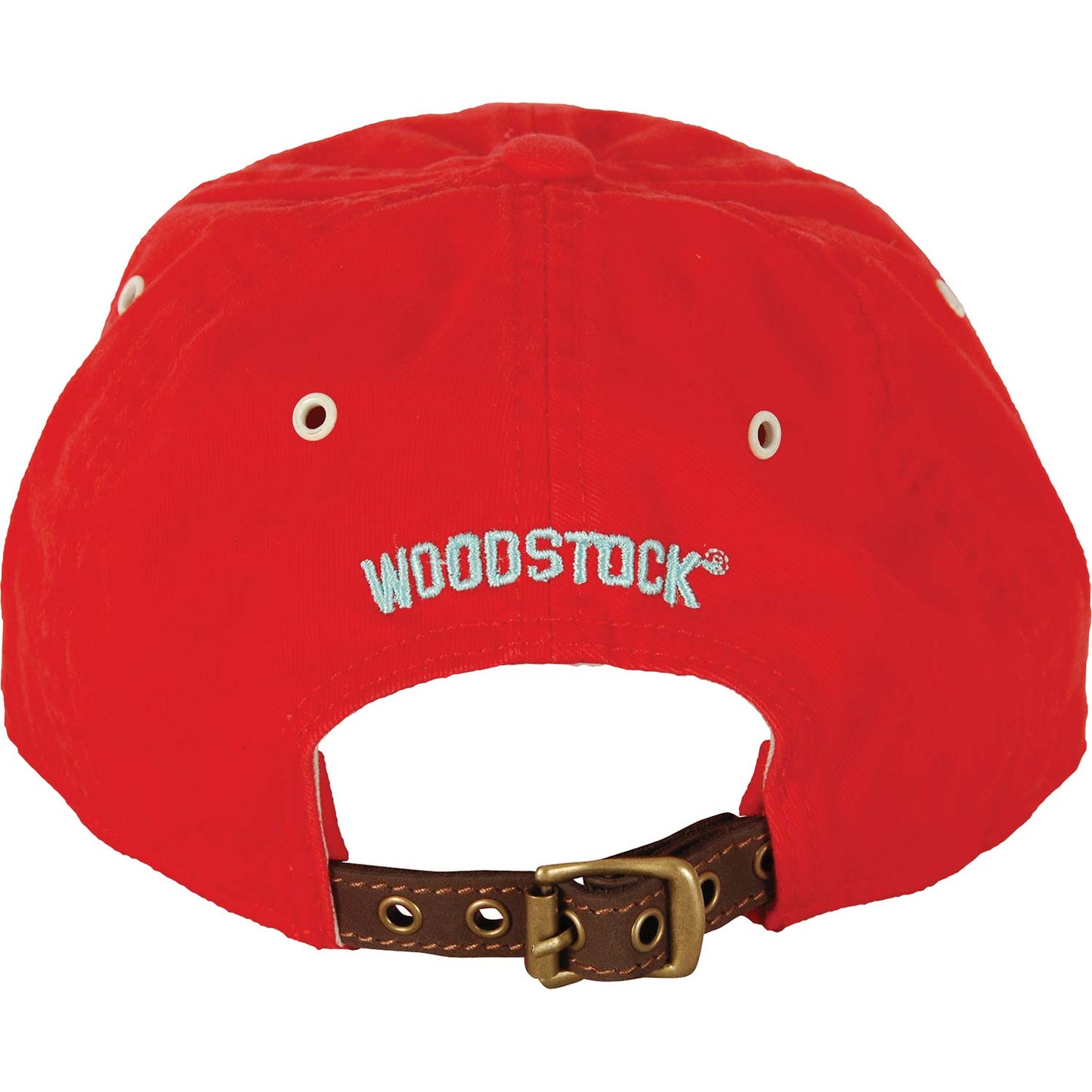 Woodstock Snider-Brushed Cotton Leather Buckle Baseball Cap Back