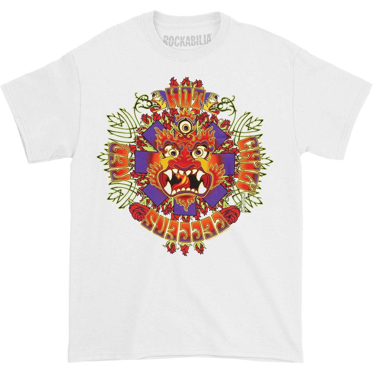 Red Hot Chili Peppers Dragon T-shirt Front