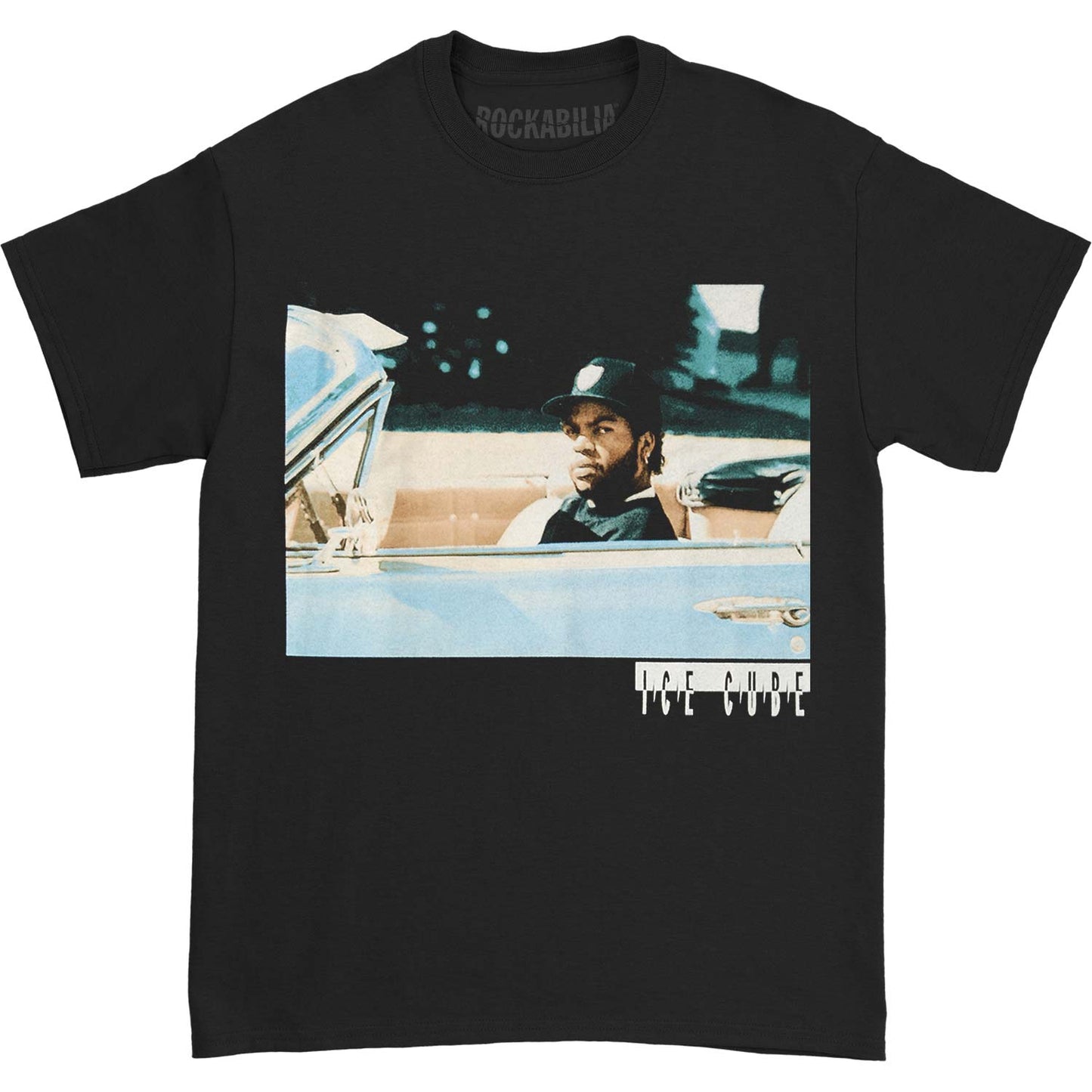 Ice Cube in Car T-shirt Front