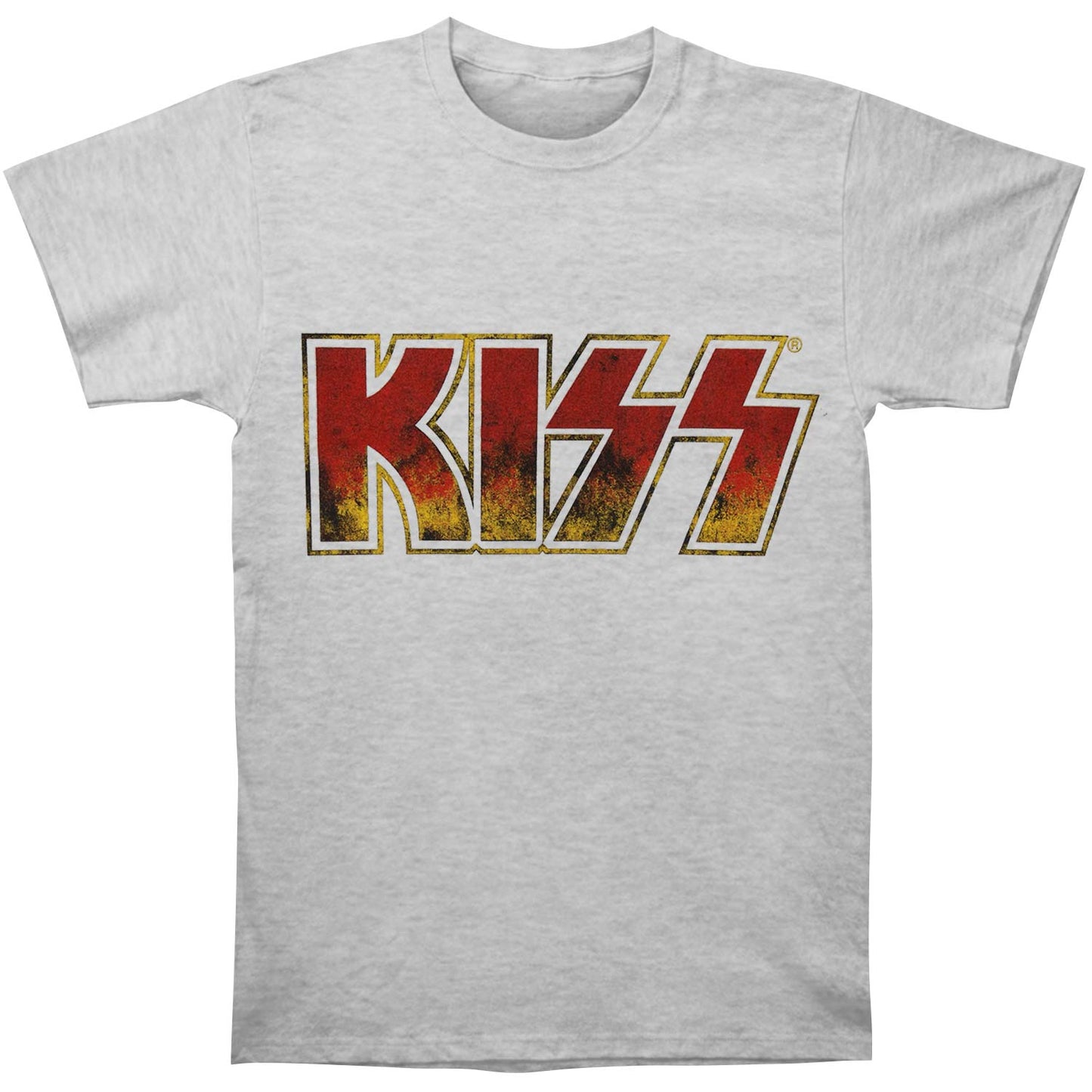 KISS Vintage Classic Logo Slim Fit T-shirt Front