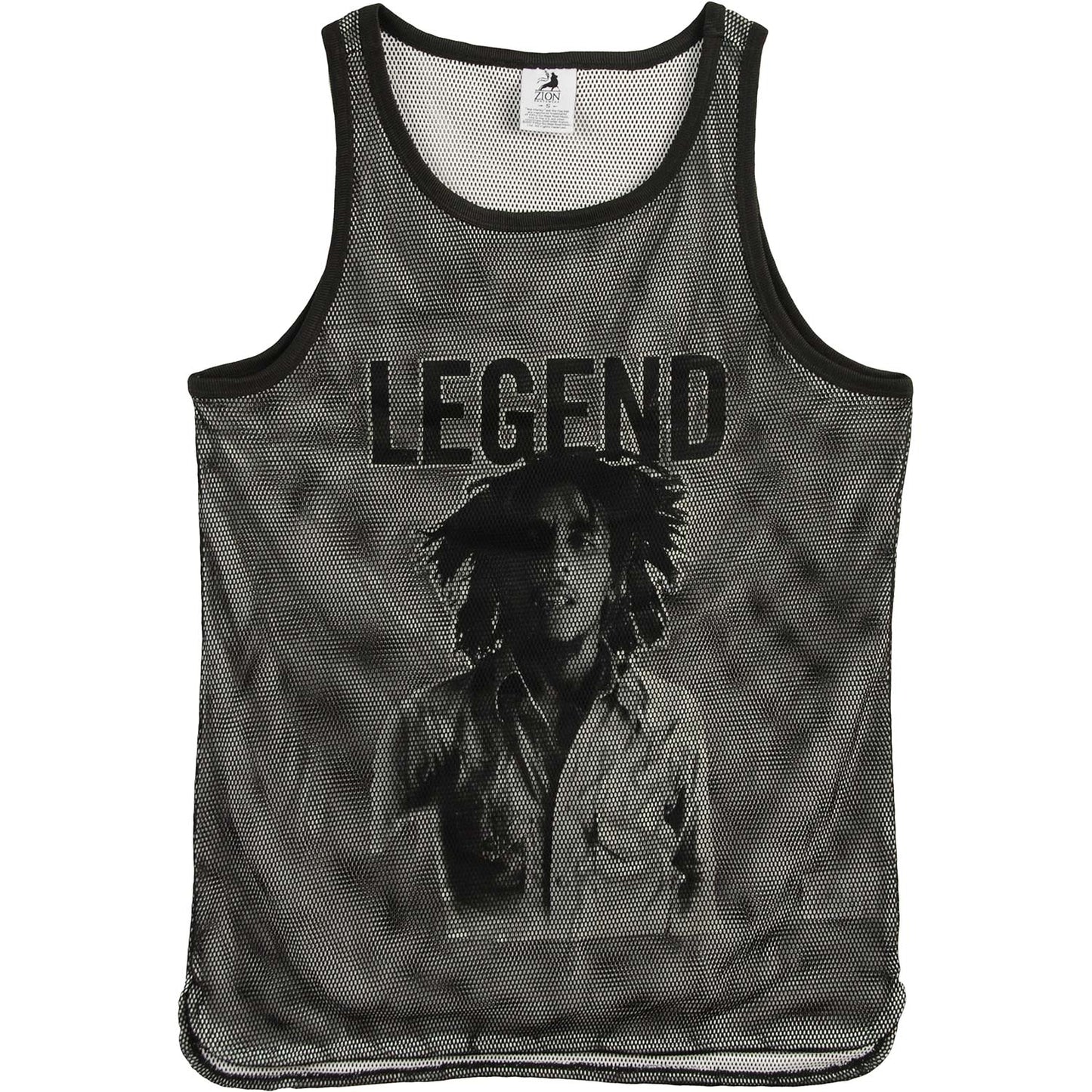 Bob Marley Legend Unique Mesh (Only 2 2X Available) Mens Tank Front