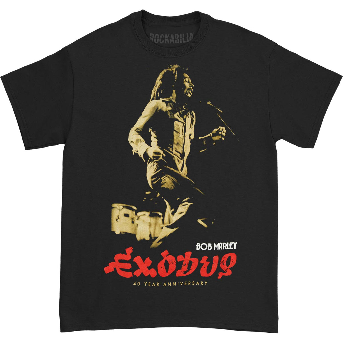 Bob Marley Exodus 40 T-shirt Front
