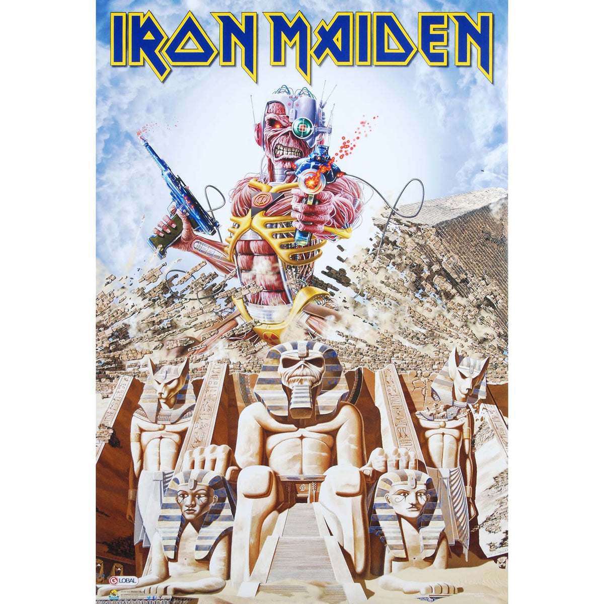 Iron Maiden Powerslave Domestic Poster Front