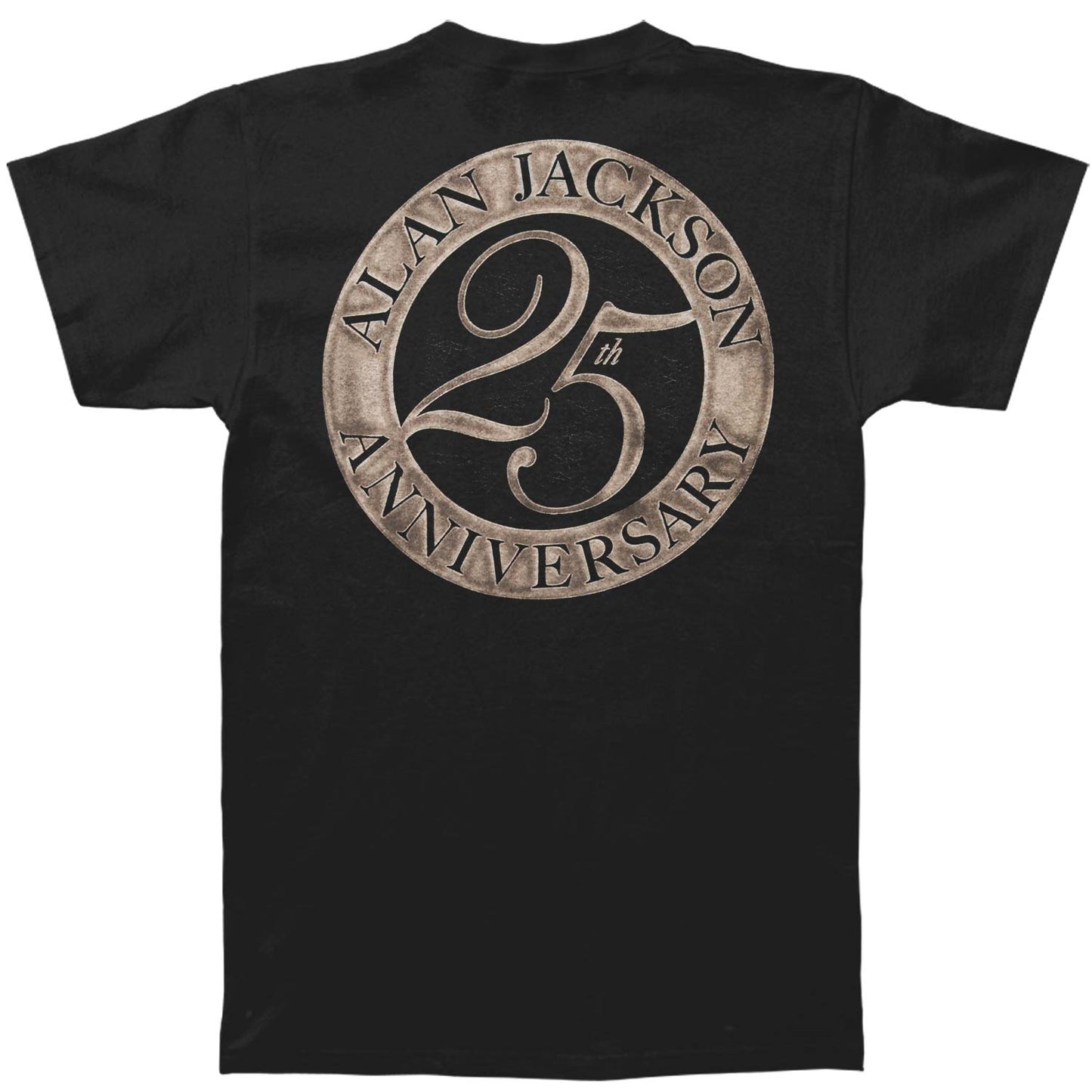 Alan Jackson 25th Anniversary T-shirt Back