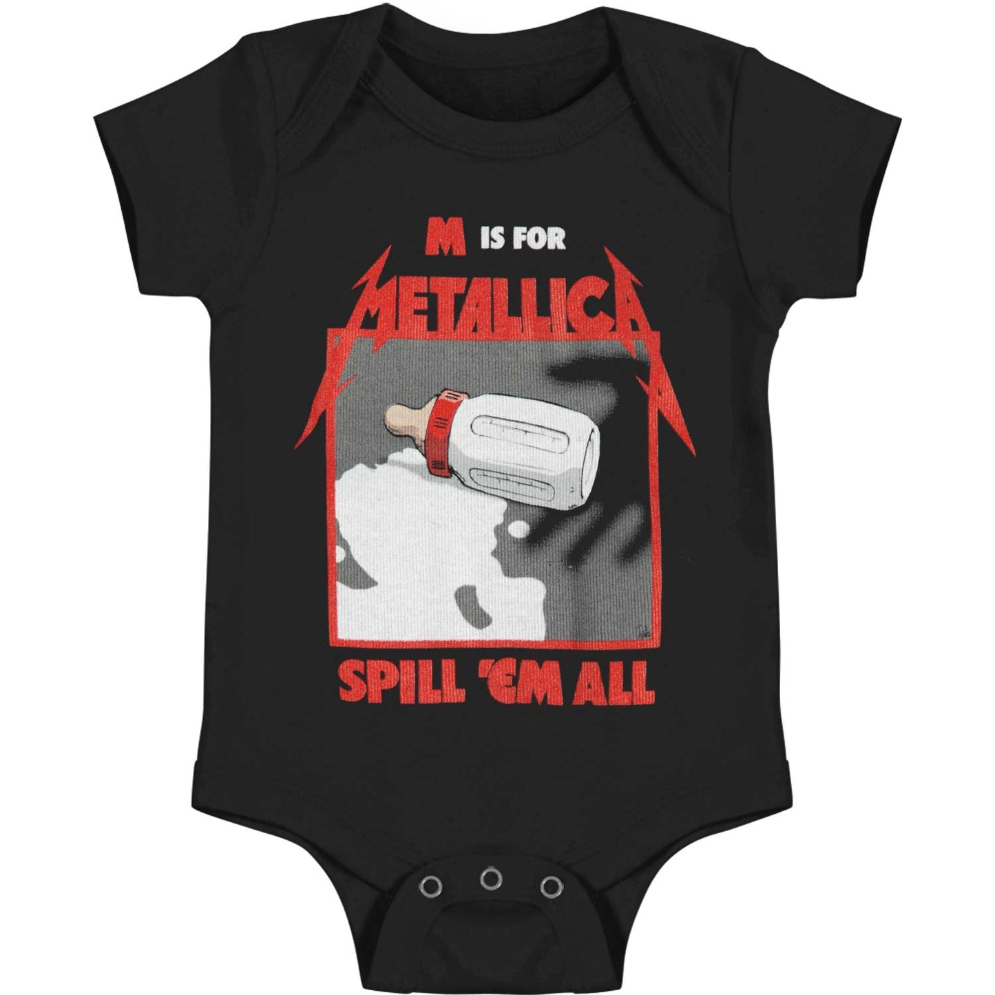 Metallica M is for KEA Bodysuit Front