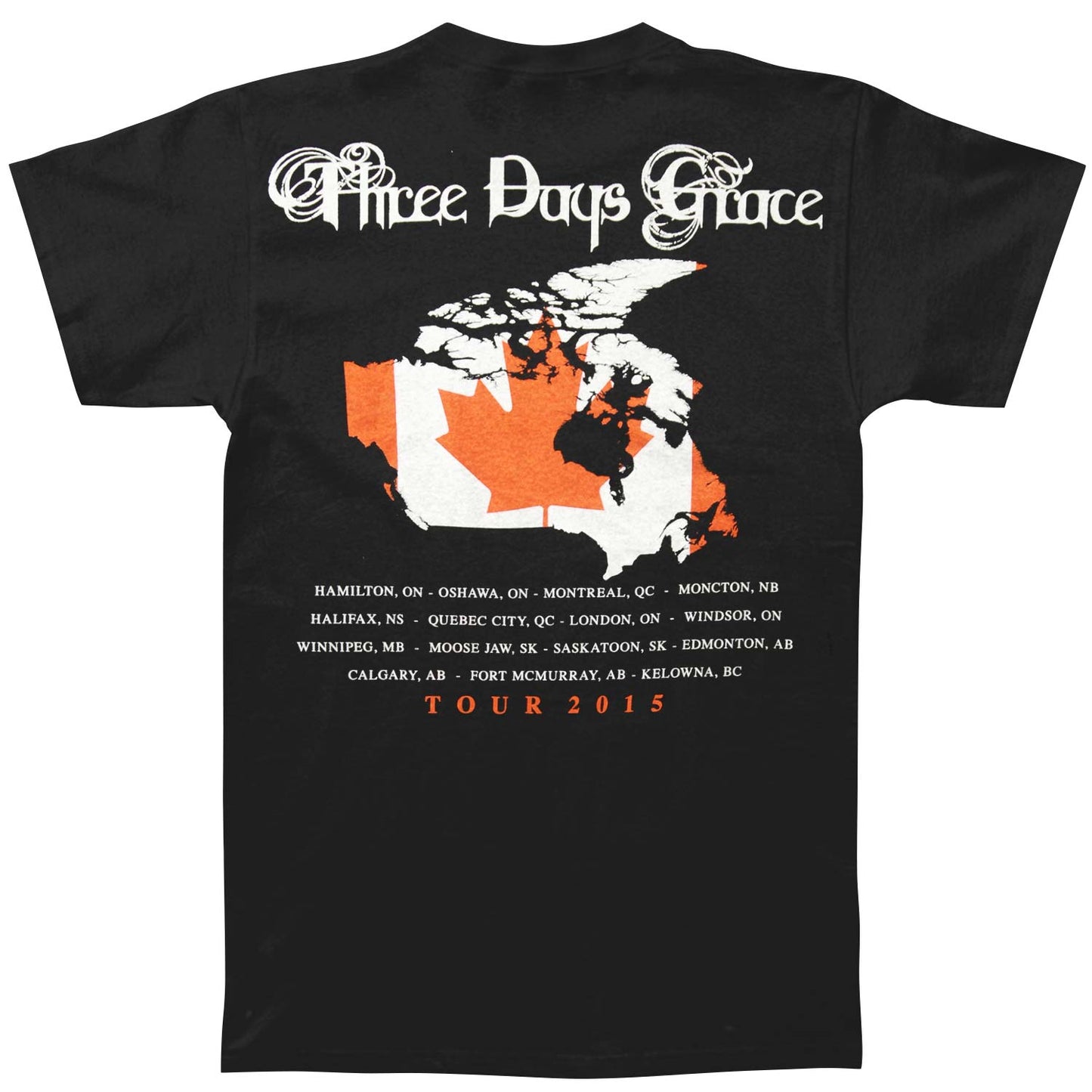 Fifty-Fifty Human 2015 Canada Tour T-shirt