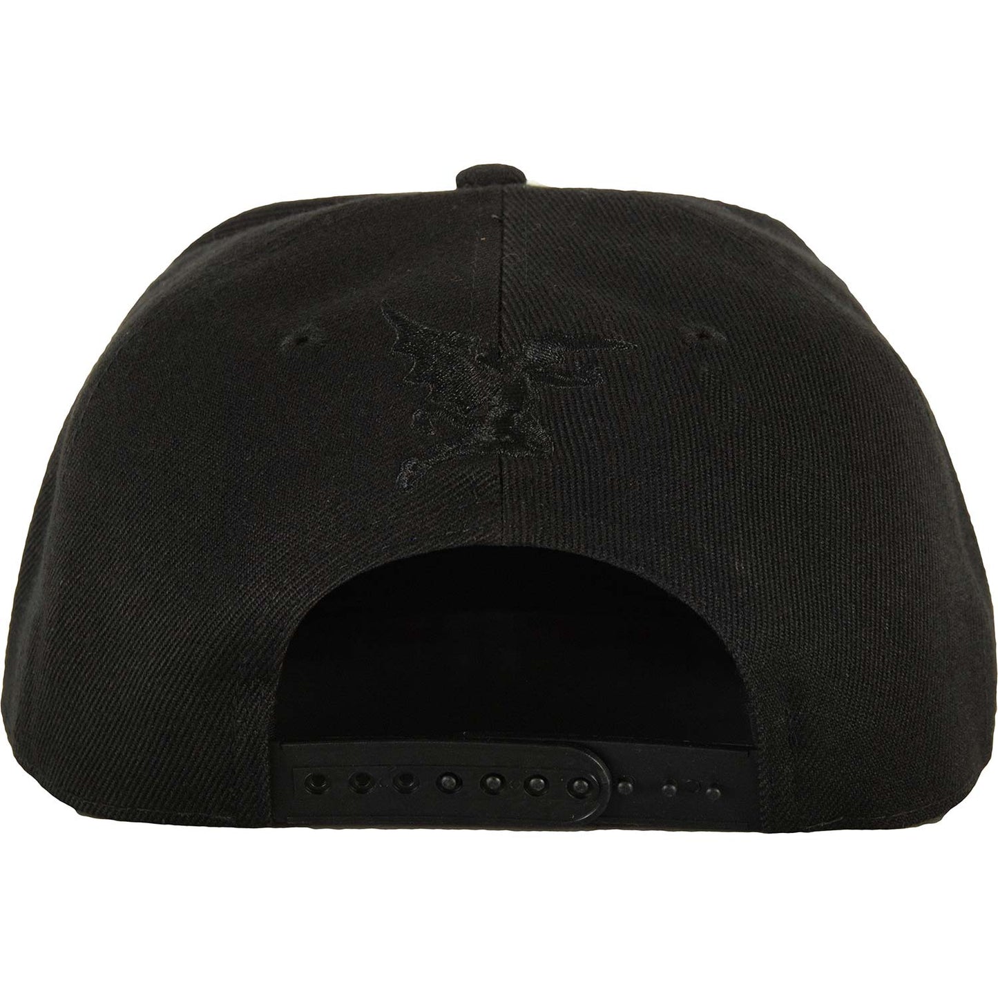 Black Sabbath Logo & Demon Snapback Baseball Cap Back