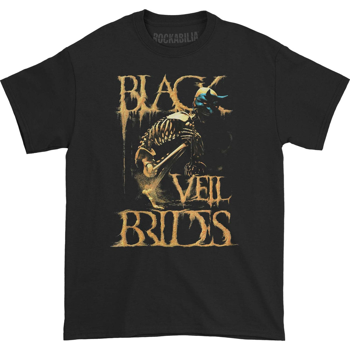 Black Veil Brides Dust Mask Slim Fit T-shirt Front