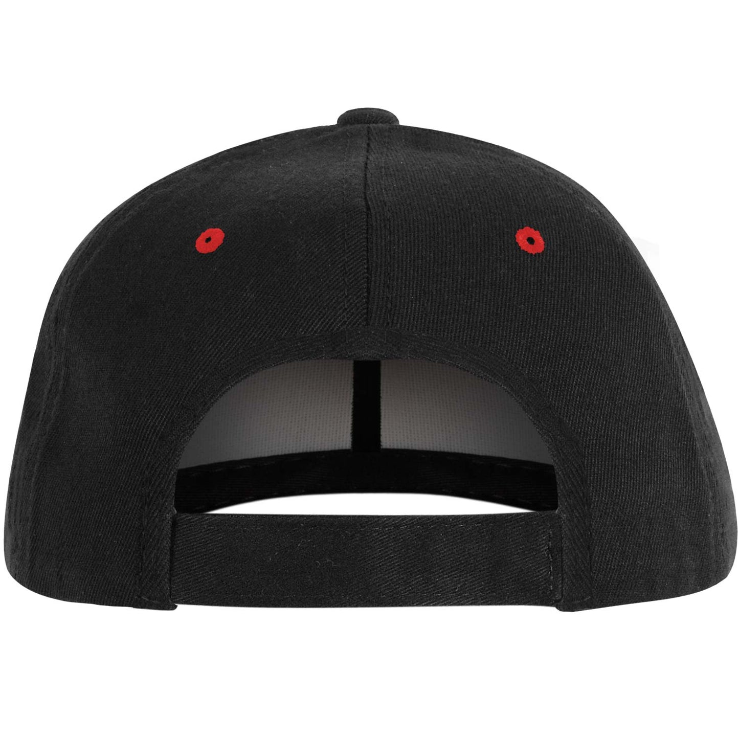 KISS Red On White Logo Baseball Cap Back