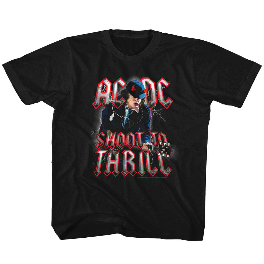AC/DC Shoot To Thrill Kids Childrens T-shirt Front