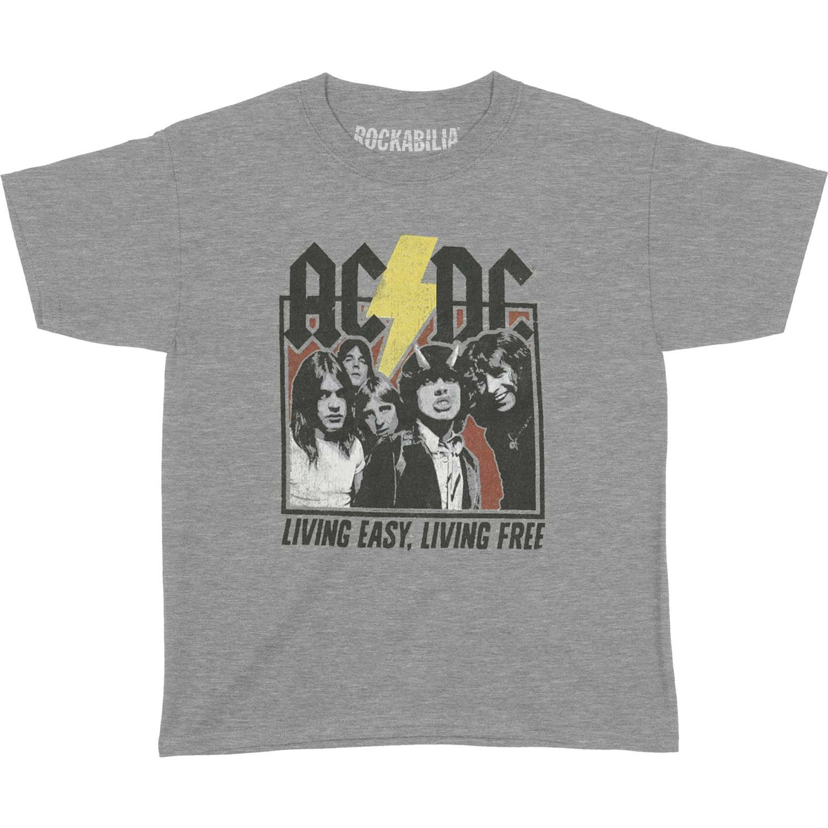 AC/DC Hwy2hell Lyrics Kids Childrens T-shirt Front