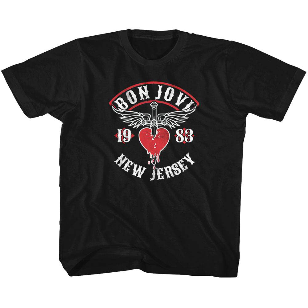 Bon Jovi Nj38 Kids Childrens T-shirt Front