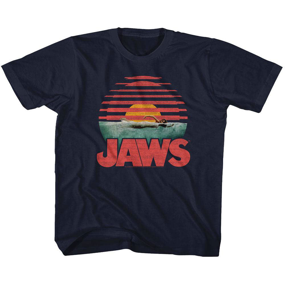 Jaws Sliced Kids Childrens T-shirt Front