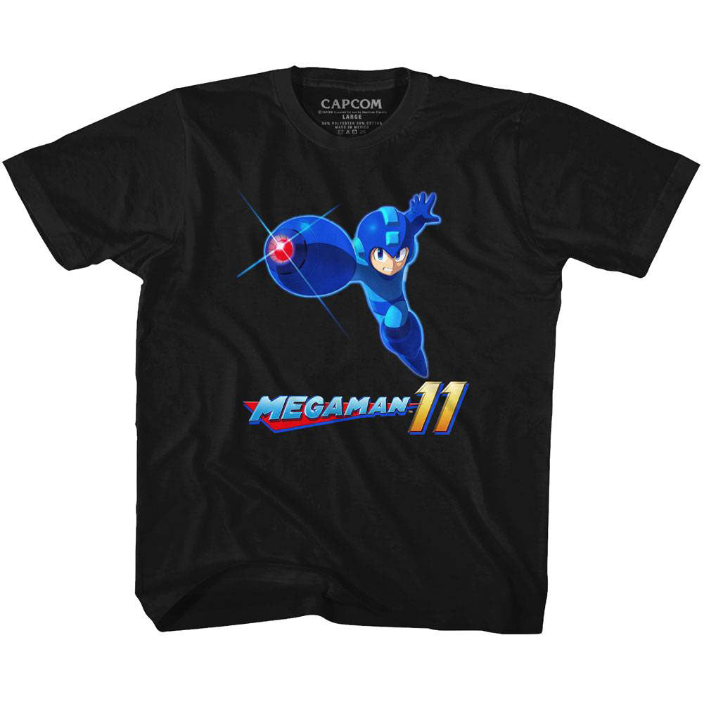 Mega Man Mega 11 Kids Childrens T-shirt Front