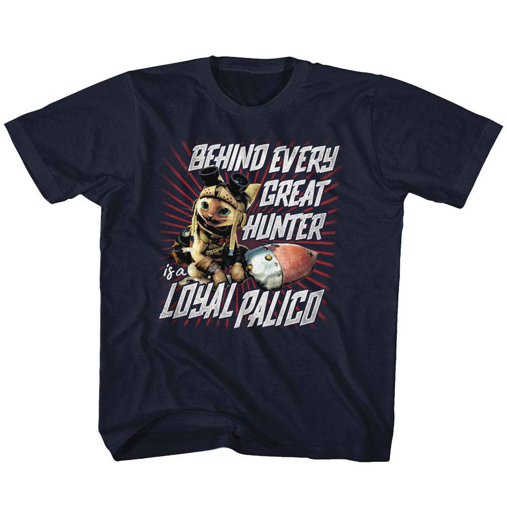 Monster Hunter Loyal Palico Kids Childrens T-shirt Front