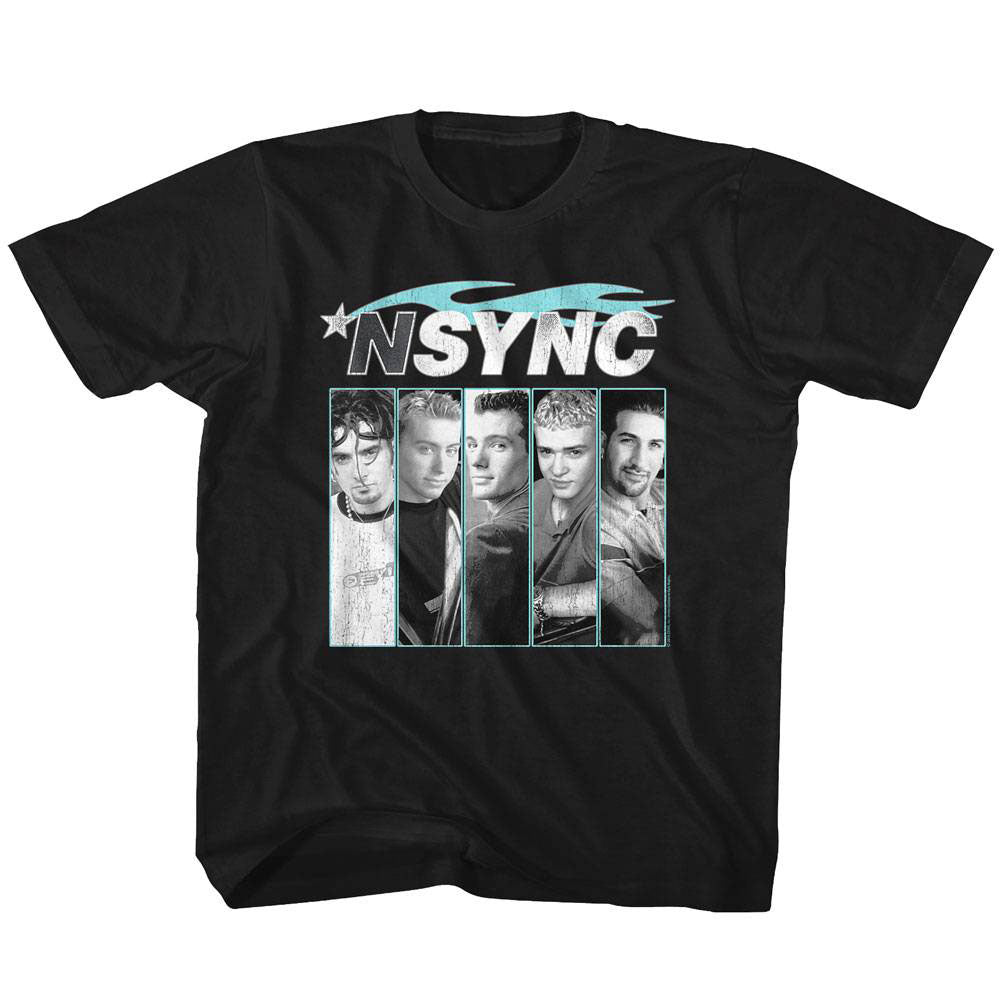 Nsync Blue Flame Kids Childrens T-shirt Front